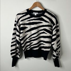 Nine West zebra print sweater